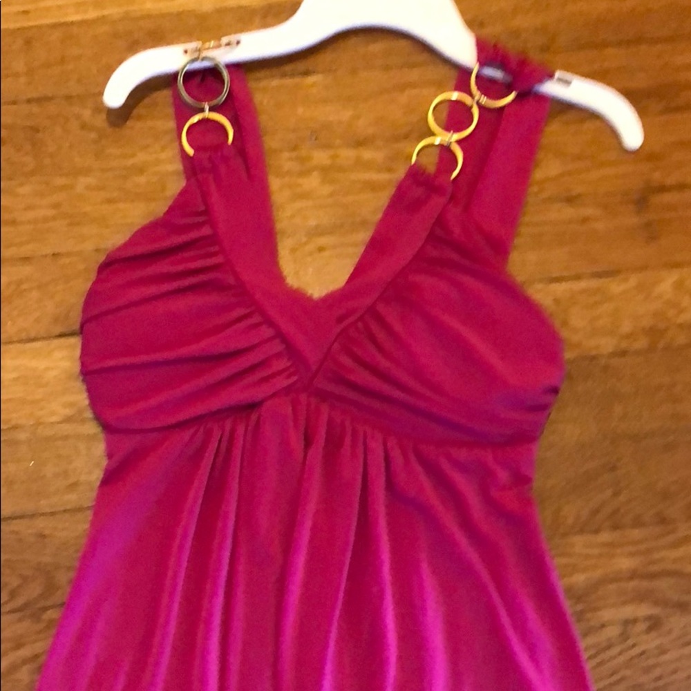 Pink short dress